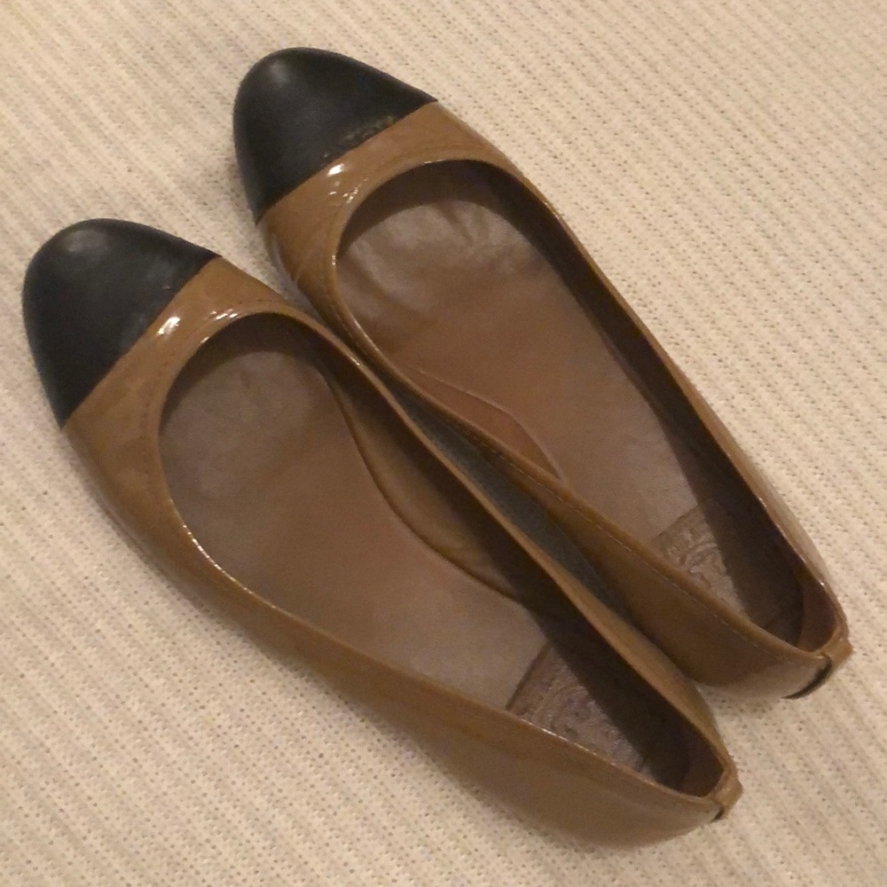 Tory Burch Patent Leather Flats, Size 9